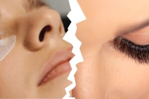 lash lift compared to a lash extension